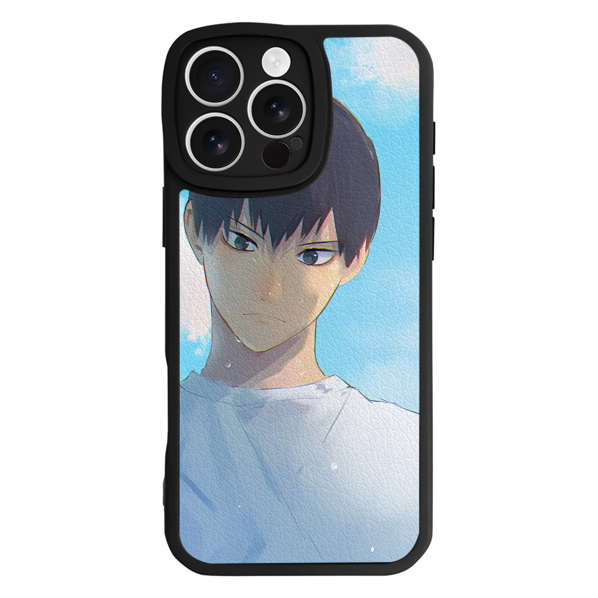 （画像用） ハイキュー!! Haikyu!! 【iPhone 16シリーズ対応】シリコンスマホケース（レザー調） 材質：シリコン